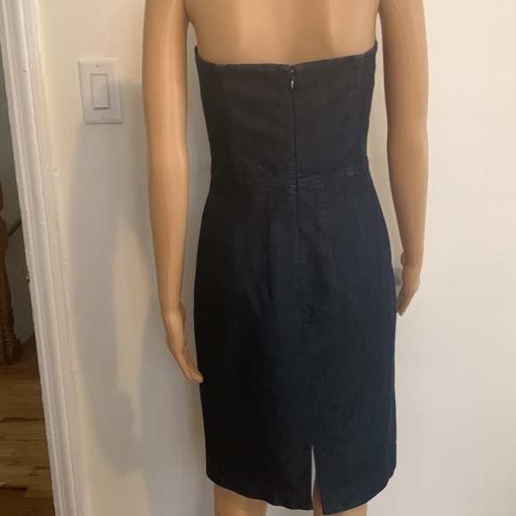 ❤️ FINAL OFFER ❤️EXPRESS LIKE NEW Strapless Denim Dress - Picture 5 of 7